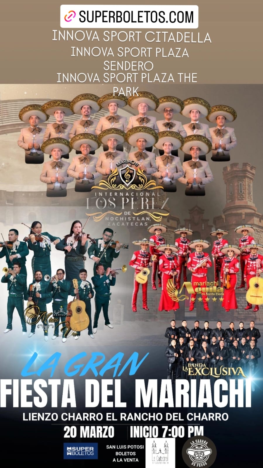 La gran fiesta del mariachi será en el Rancho del&nbsp;Charro