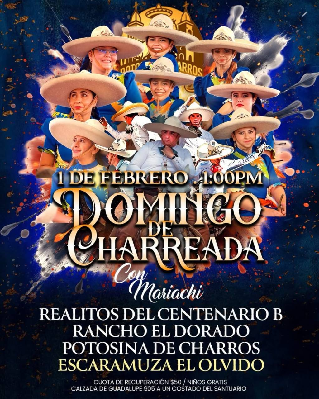 Gran Charreada en el Rancho del Charro de San Luis&nbsp;Potosí