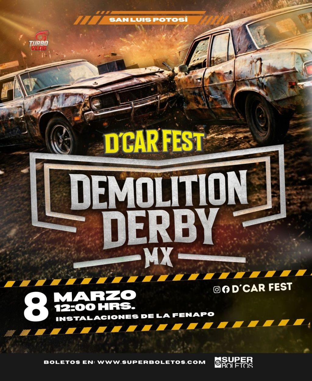 DEMOLITION DERBY MX LLEGA A LA FENAPO CON EMOCIONES SIN&nbsp;LÍMITES