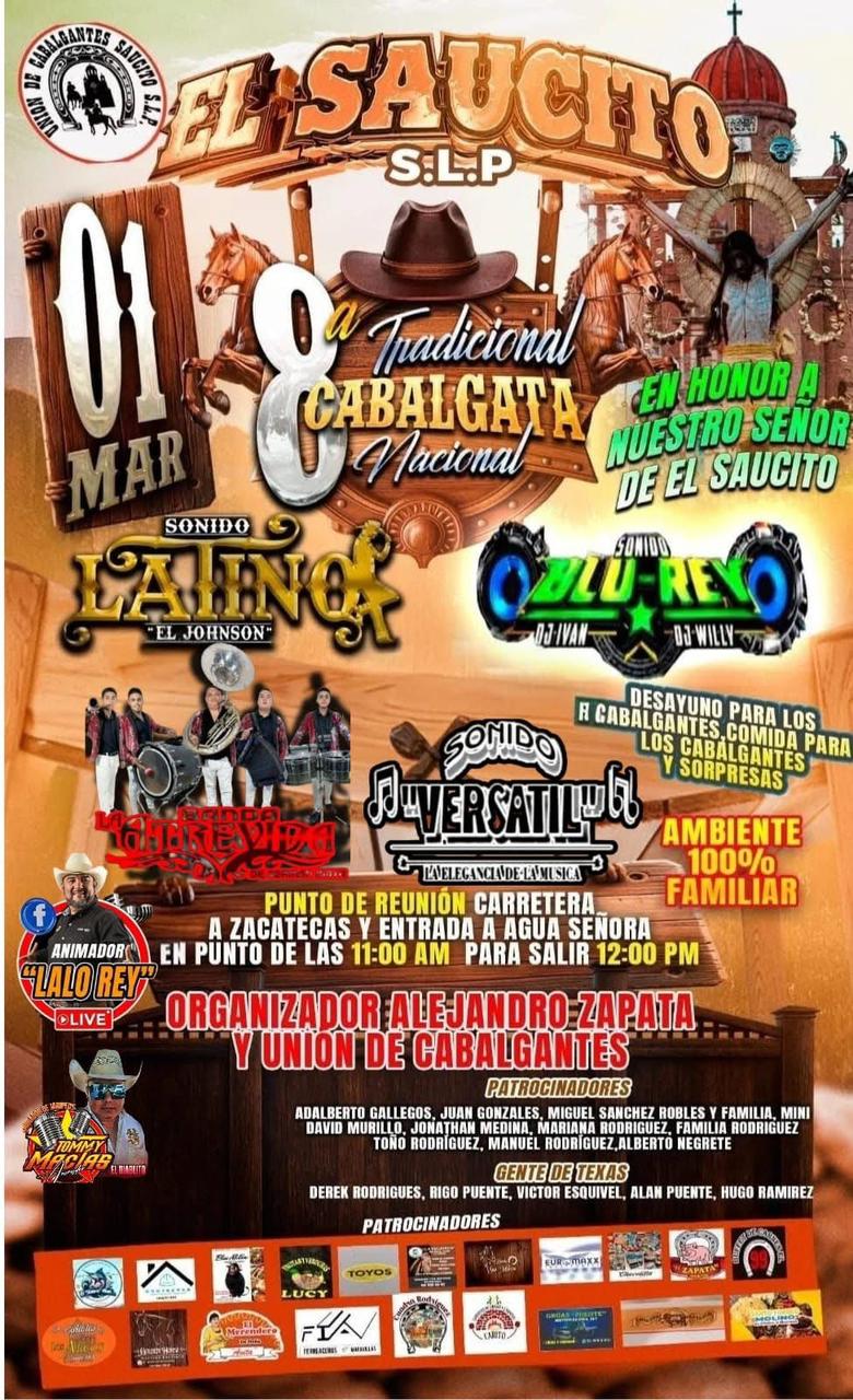 ¡EL SAUCITO S.L.P. está listo para una gran cabalgata de&nbsp;tradición!