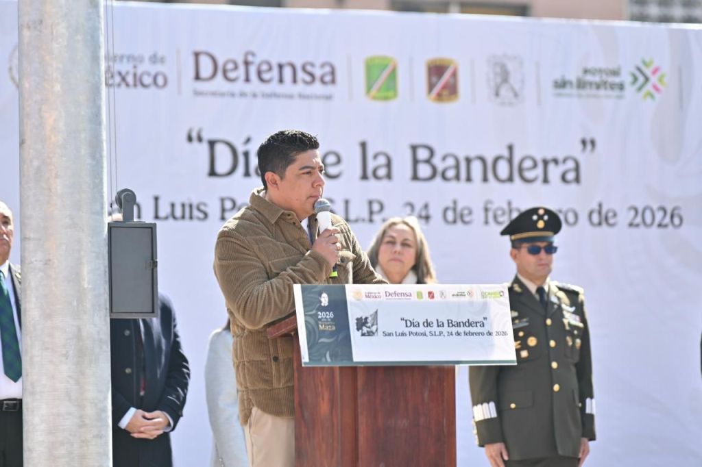 RICARDO GALLARDO LLAMA A HONRAR A LA PATRIA EN EL DÍA DE LA&nbsp;BANDERA