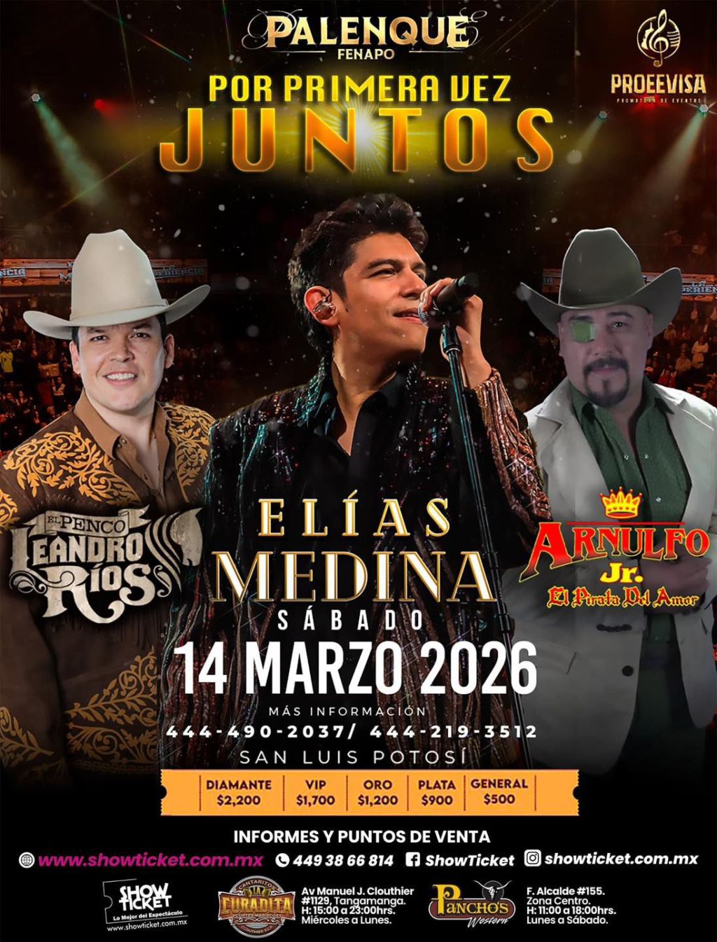 NOCHE NORTEÑA HARÁ HISTORIA EN EL PALENQUE DE LA&nbsp;FENAPO