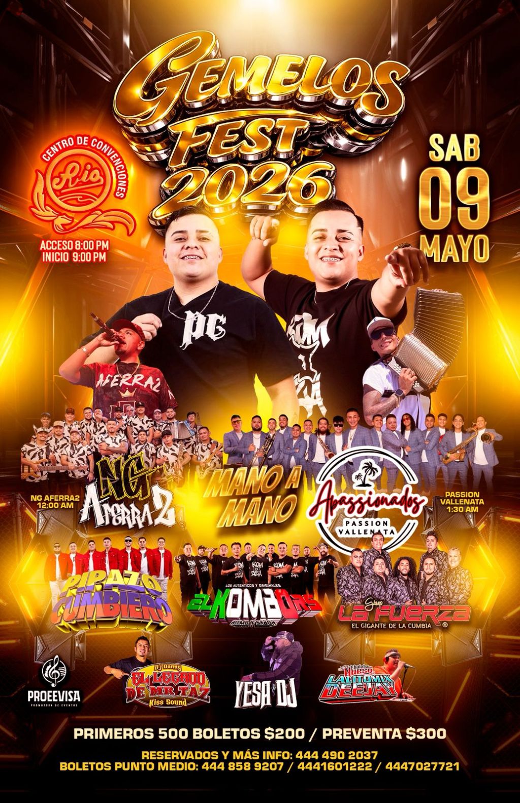 Muy pronto en San Luis el Gemelos Fest&nbsp;2026