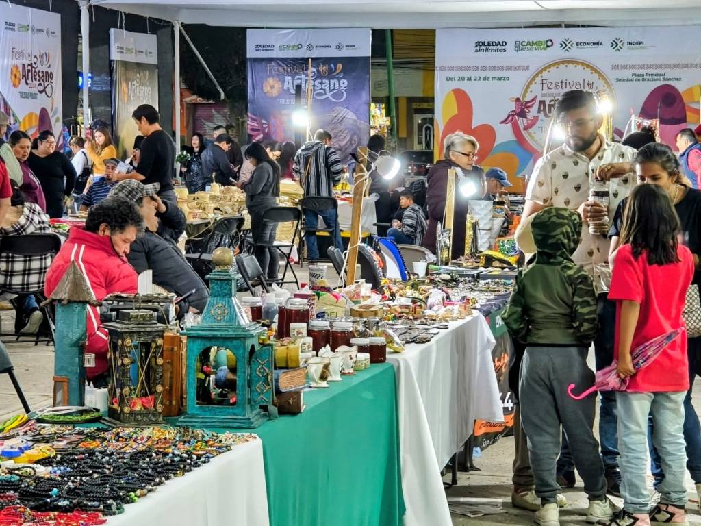 FESTIVAL DEL ARTESANO EN SOLEDAD CUMPLE SU OBJETIVO: RECONOCER EL ARTE POTOSINO Y GENERAR ALTAS&nbsp;VENTAS
