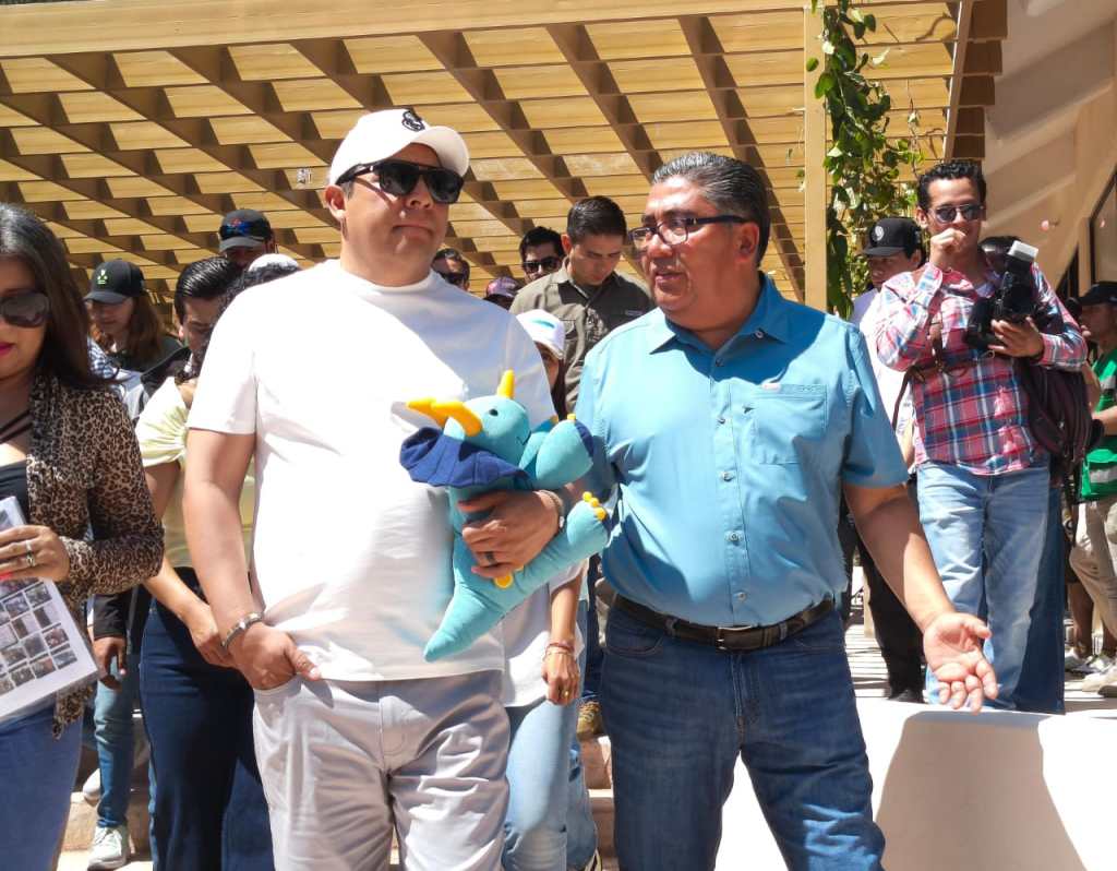 JUAN MANUEL NAVARRO RECONOCE VISIÓN DE TRANSFORMACIÓN DEL GOBERNADOR AL APERTURAR EL PARQUE DINOASIS