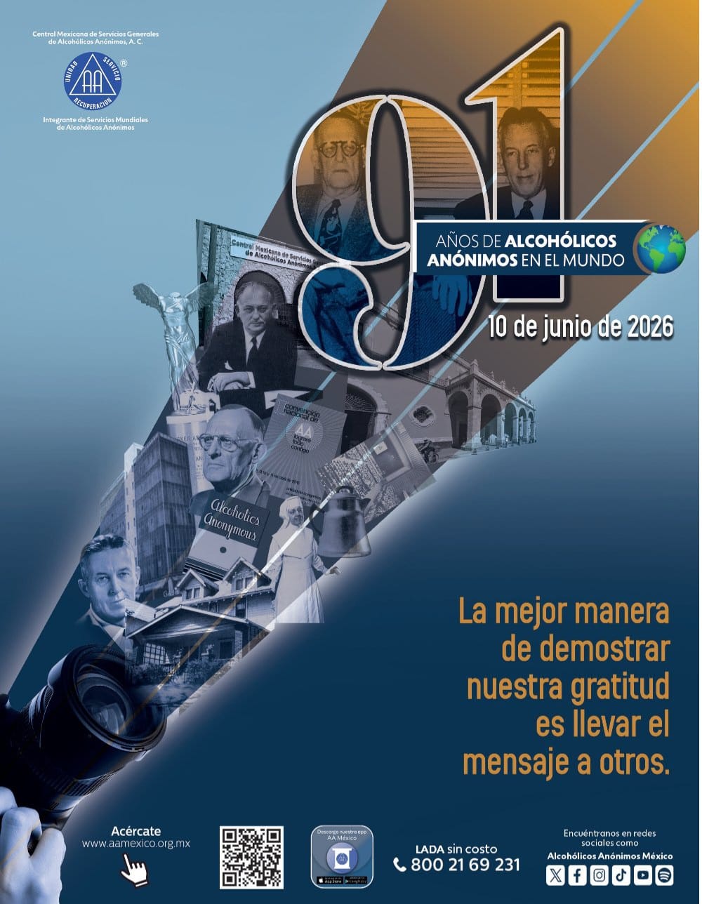 Alcohólicos Anónimos celebra 91 años de servicio y refuerza su mensaje de&nbsp;apoyo