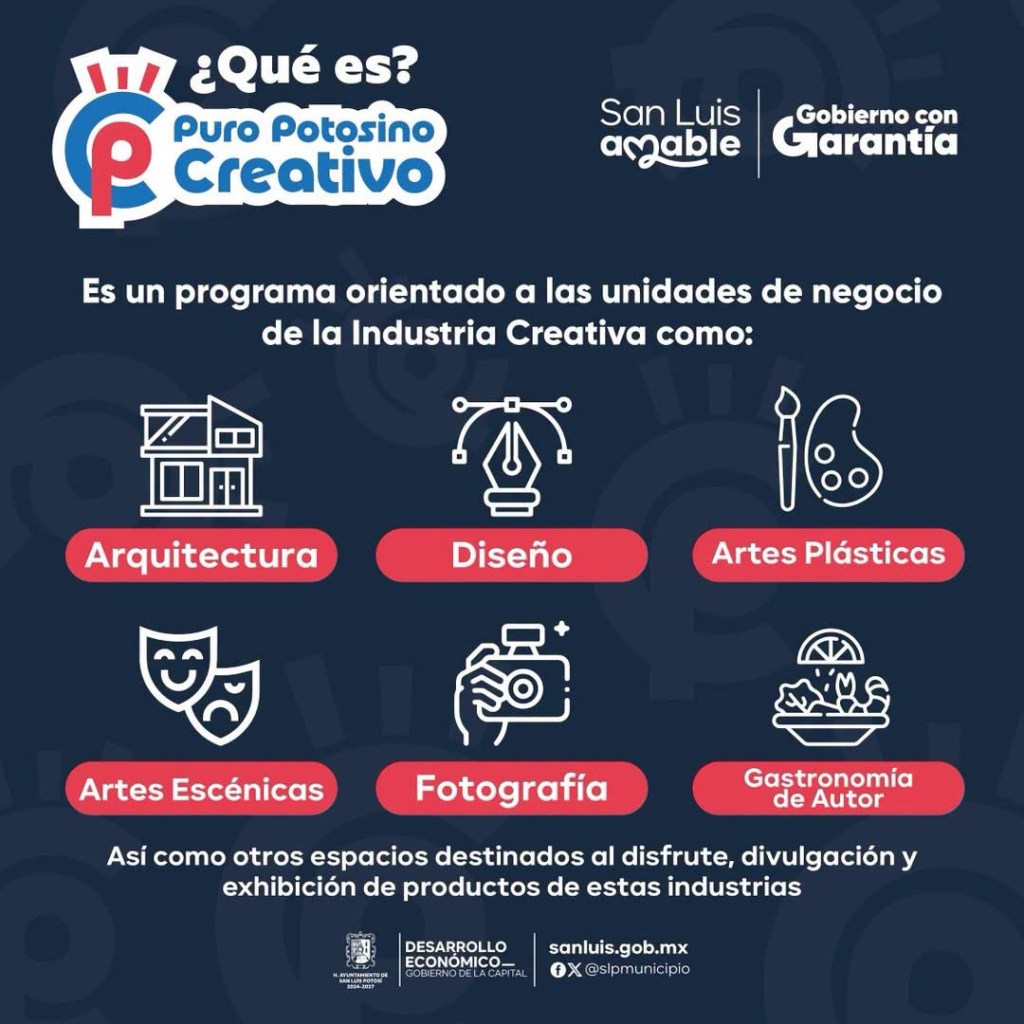 Ayuntamiento de SLP impulsa el talento local con el programa “Puro Potosino&nbsp;Creativo”