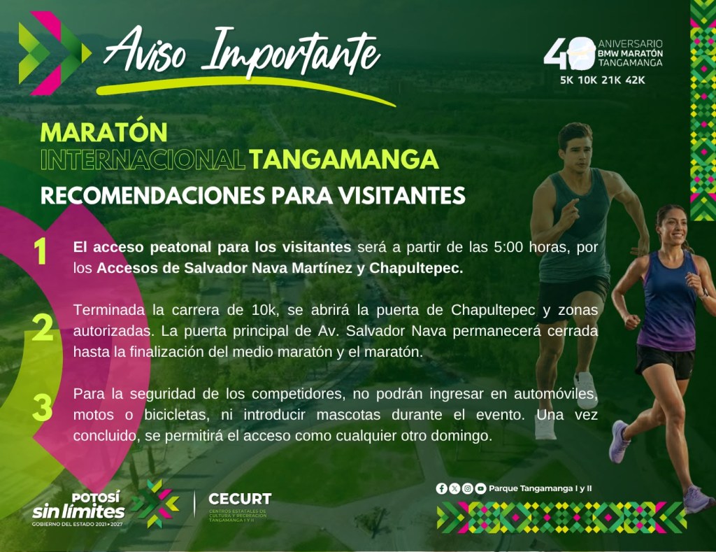 SAN LUIS RECIBIRÁ A MÁS DE CUATRO MIL ATLETAS EN EL MARATÓN INTERNACIONAL&nbsp;TANGAMANGA