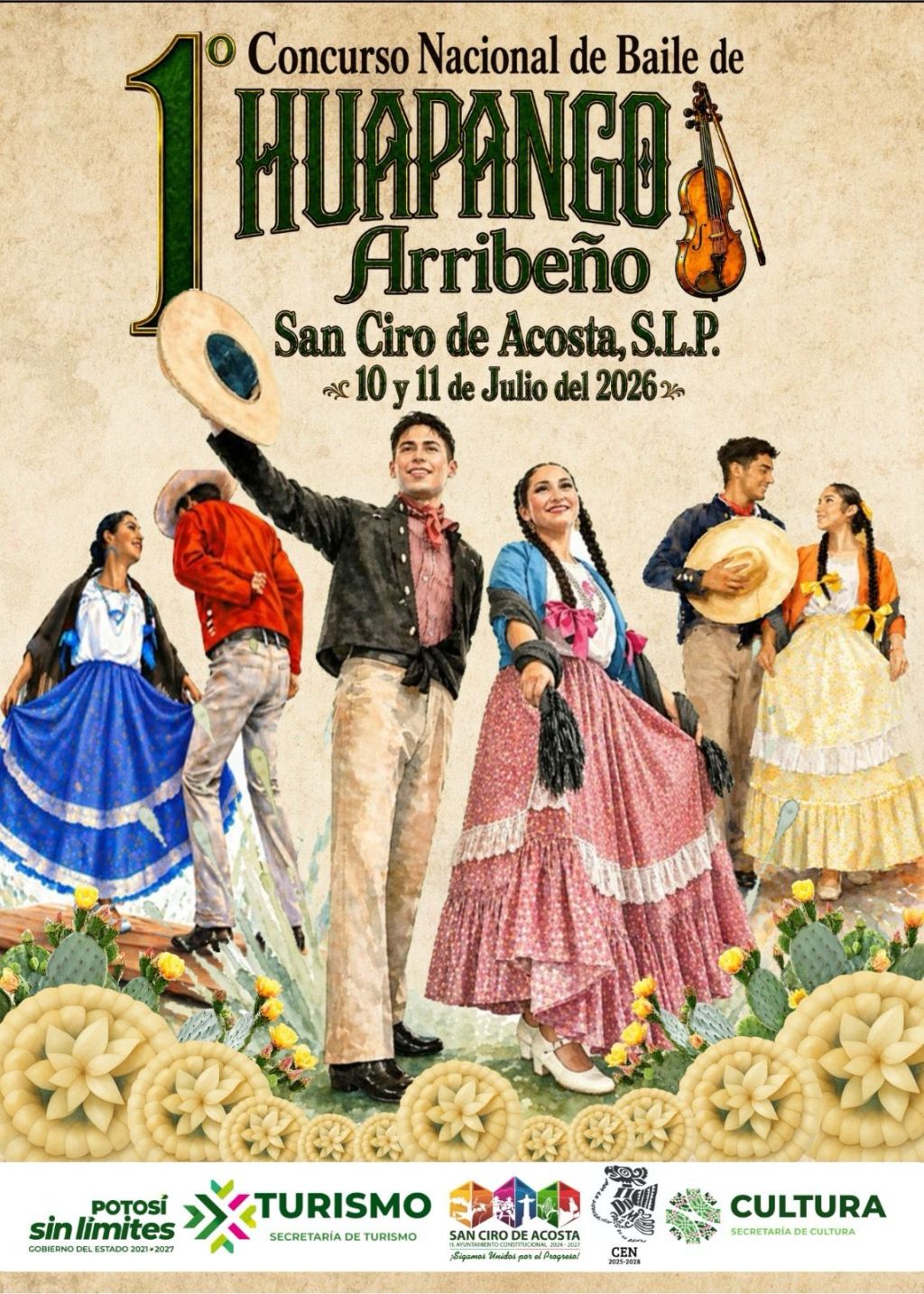 Se realizará en San Ciro de Acosta el primer Concurso Nacional de Huapangua&nbsp;Arribeño