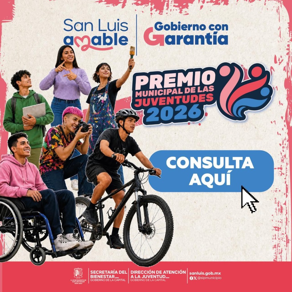 Con gran participación, cierra la convocatoria del Premio Municipal de las Juventudes&nbsp;2026