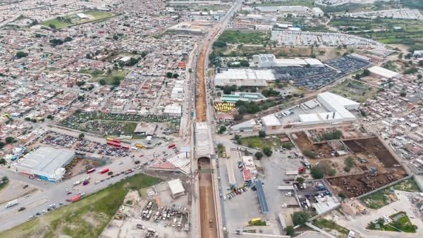 PASO INFERIOR DE CIRCUITO POTOSÍ Y AV DE LAS TORRES QUEDARÁ LISTO PARA FENAPO