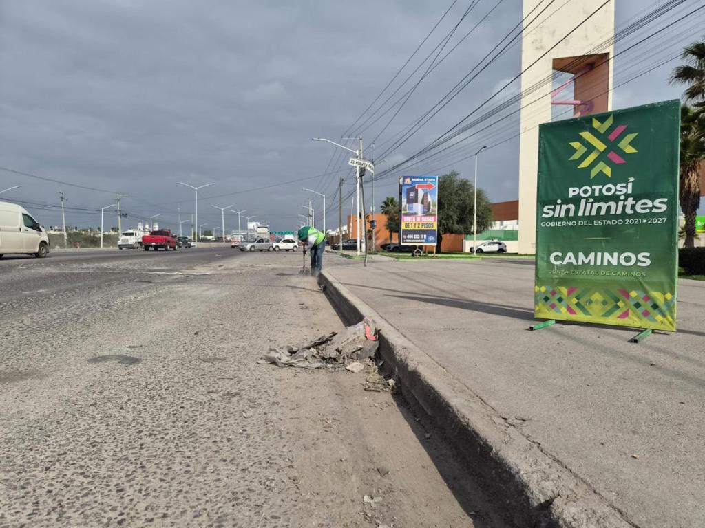 GOBIERNO DEL ESTADO MANTIENE CONSERVACIÓN PERMANENTE EN CIRCUITO&nbsp;POTOSÍ