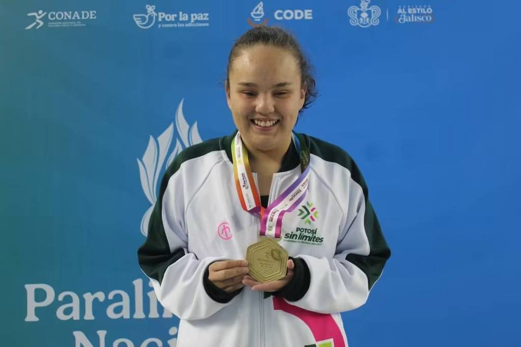 Gran cosecha de medallas para San Luis Potosí en Para Natación en el inicio de la Paralímpiada&nbsp;Nacional