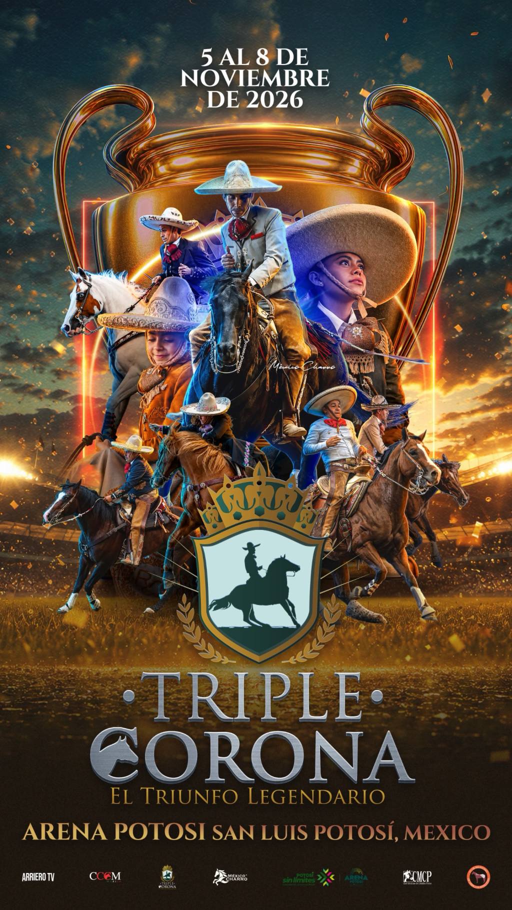 ARENA POTOSÍ RECIBIRÁ LA TRIPLE CORONA&nbsp;2026